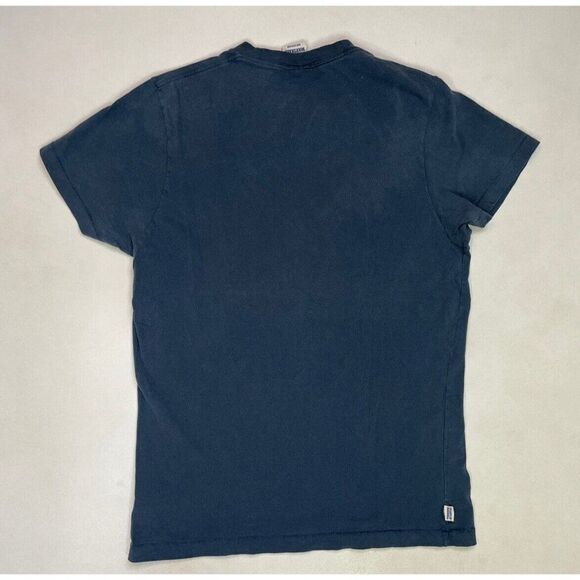 Franklin & Marshall Graphic T-shirt Men Medium Blue Short Sleeve - Picture 3 of 6